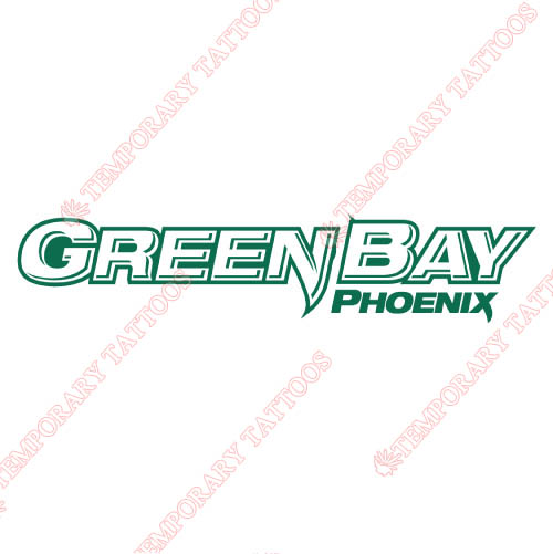 Wisconsin Green Bay Phoenix Customize Temporary Tattoos Stickers NO.7035